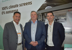 Nico Niepce from Alweco and Peter Ollevier and Jerome Lebecque from Phormium